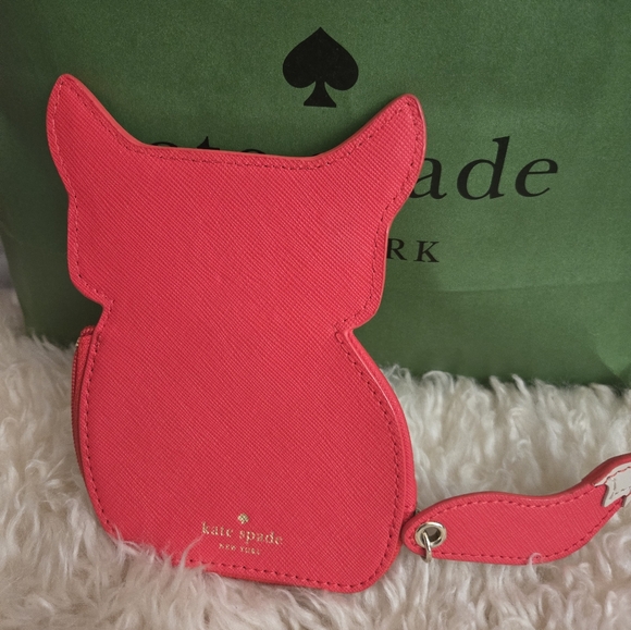 Kate Spade Blaze A Trail Fox Coin Purse/Cardholder. EUC. - Picture 2 of 4